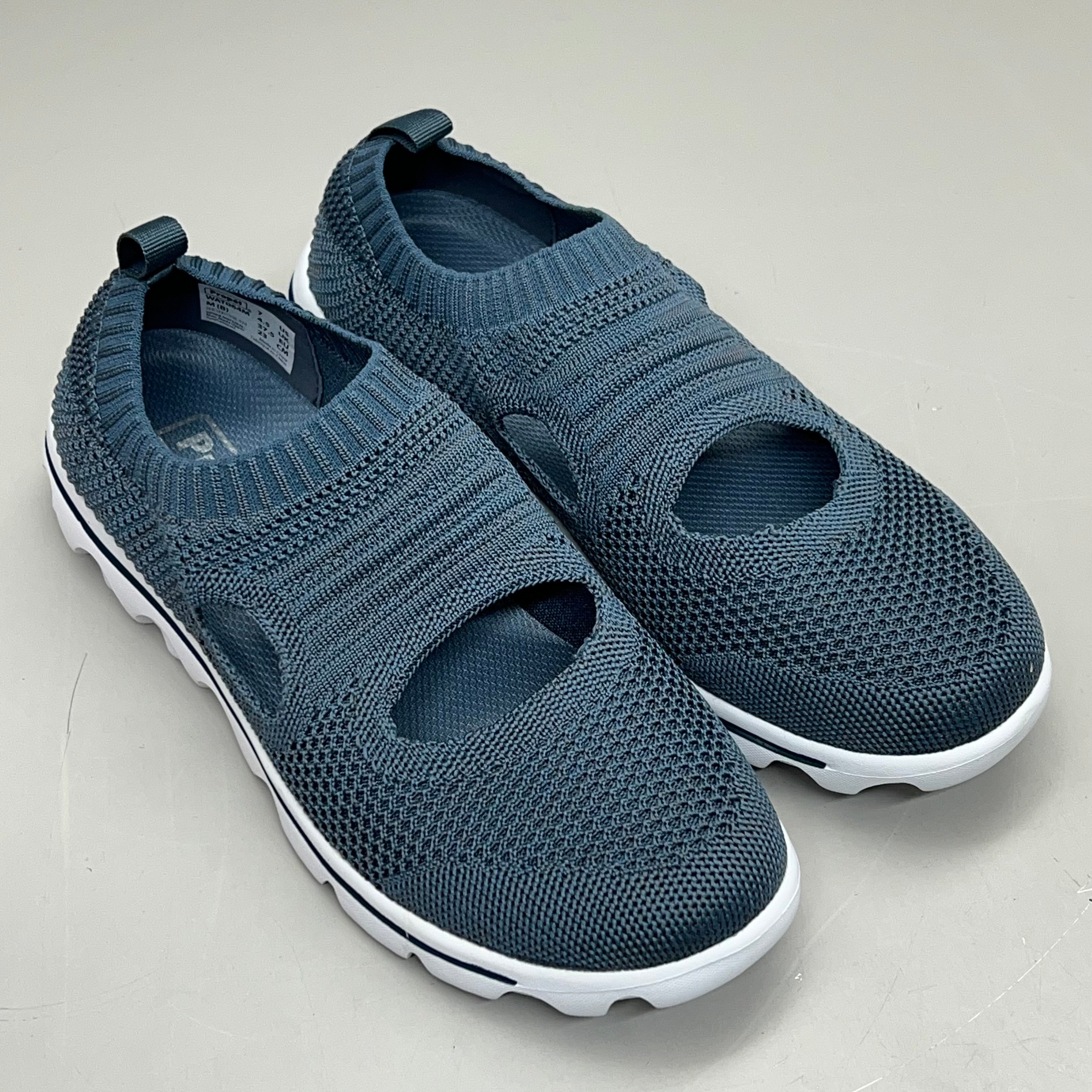 PROPET Travel Activ Avid Knit Flexible Shoe Women's Sz 9.5 XX(4E) Denim WAT064M