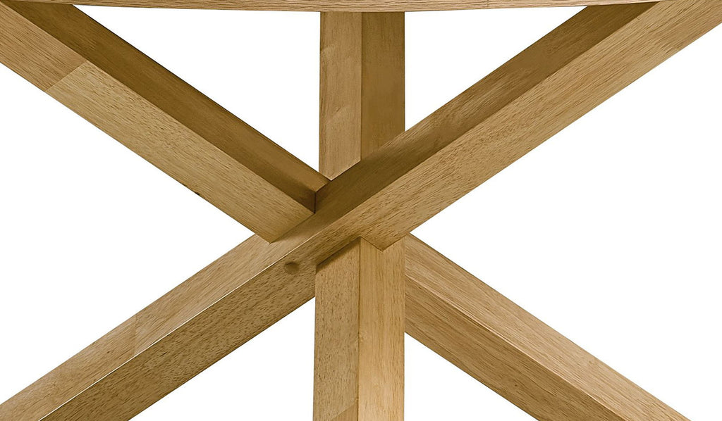 Kasem Round Dining Table - Oak