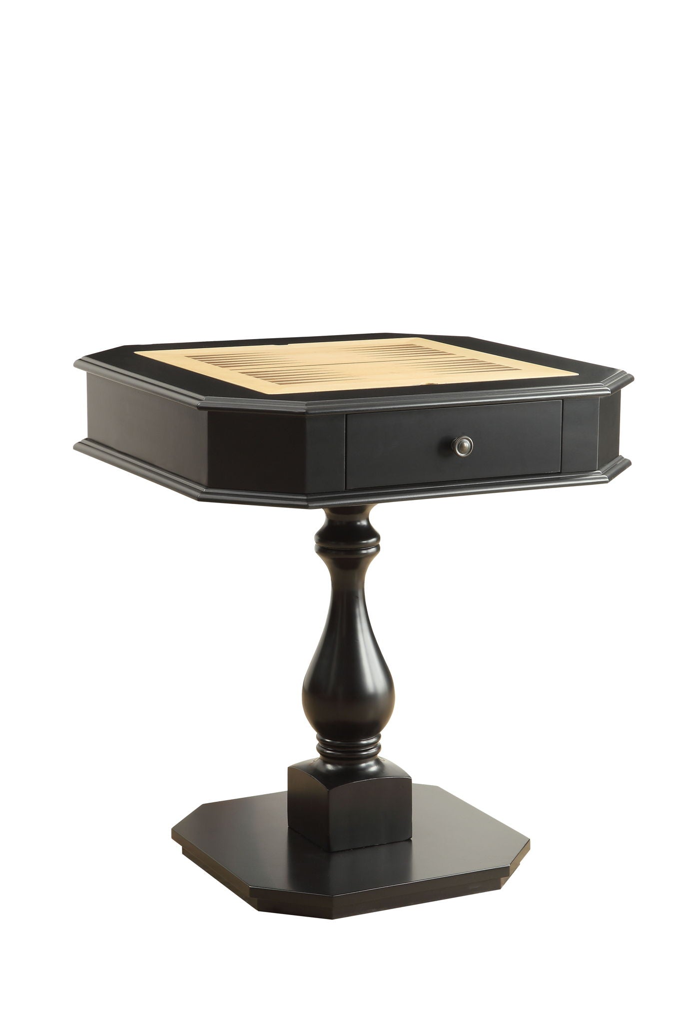 Bishop - Reversible Chess Checker Game Table With Game Tray (Chess Figures Not Included)