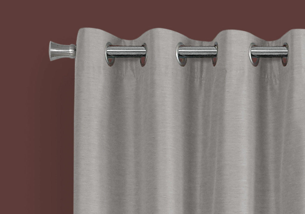 2 Pieces Set Room Darkening Curtain Panels with Grommet - Contemporary Style