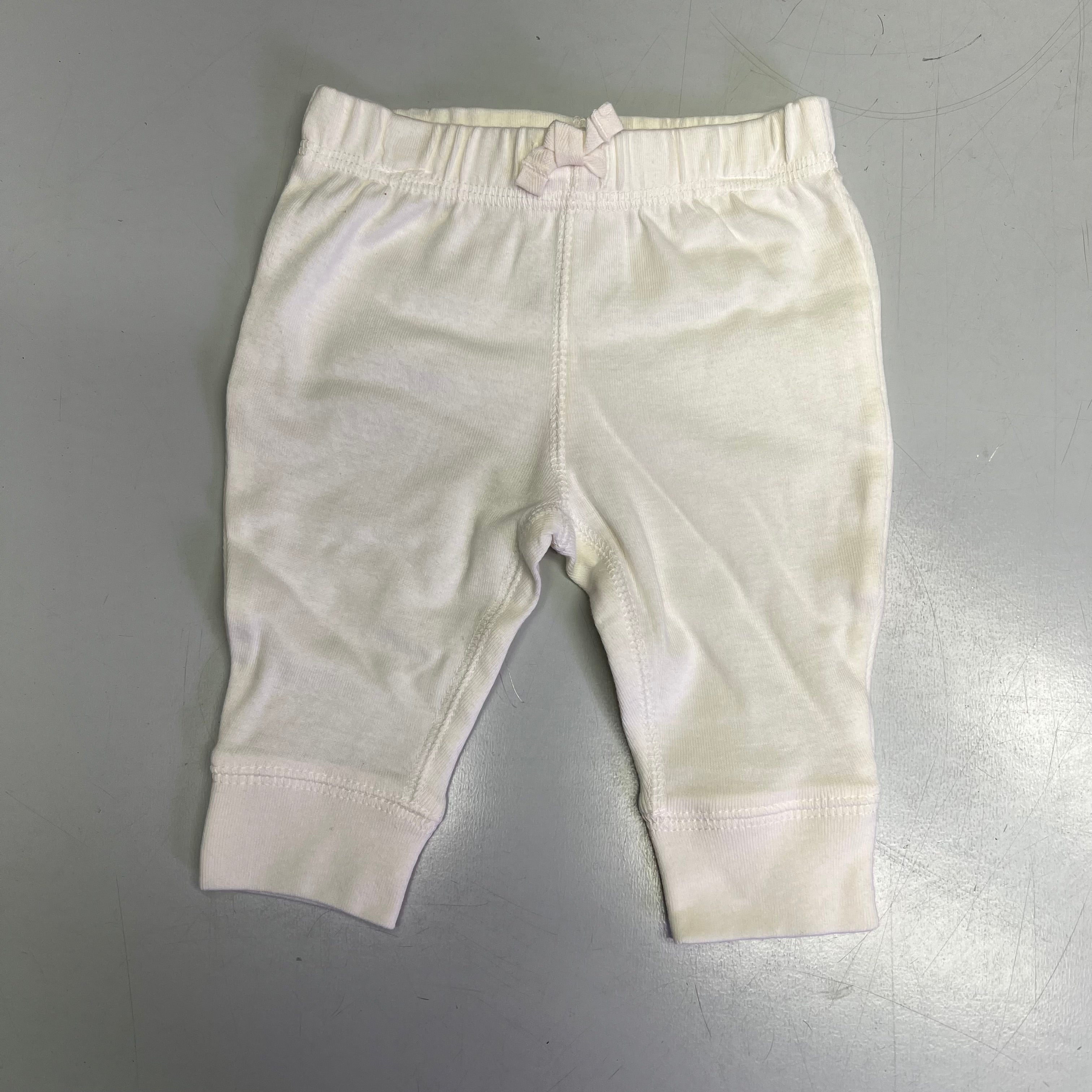 CARTERS (SET OF 2) Cotton Jogger Pants Babys Newborn Heather Grey/Ivory 1S992310