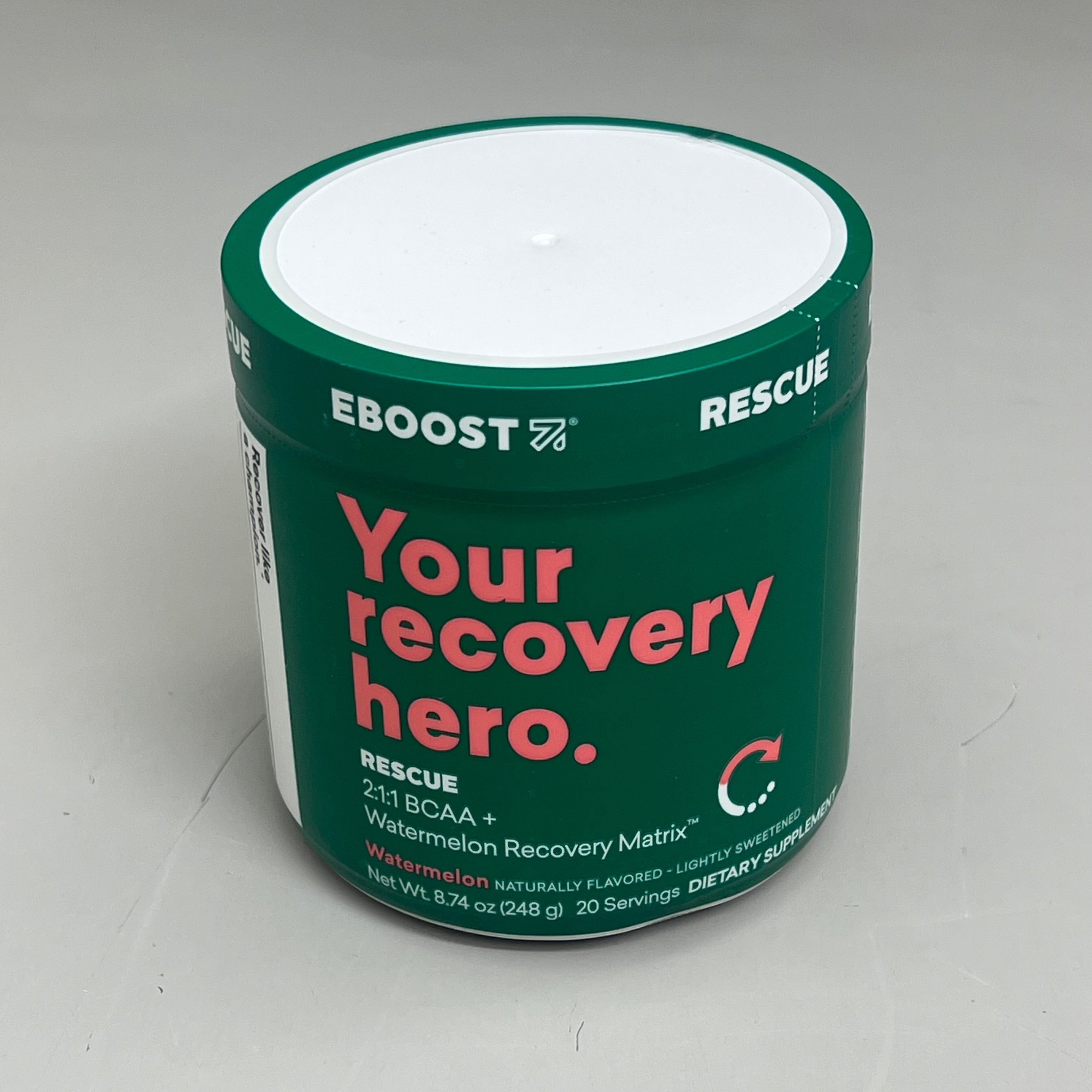 ZA@ EBOOST Gluten-Free Plant-Based Pre-Workout Watermelon Rescue 20 Serving BB 08/25 A