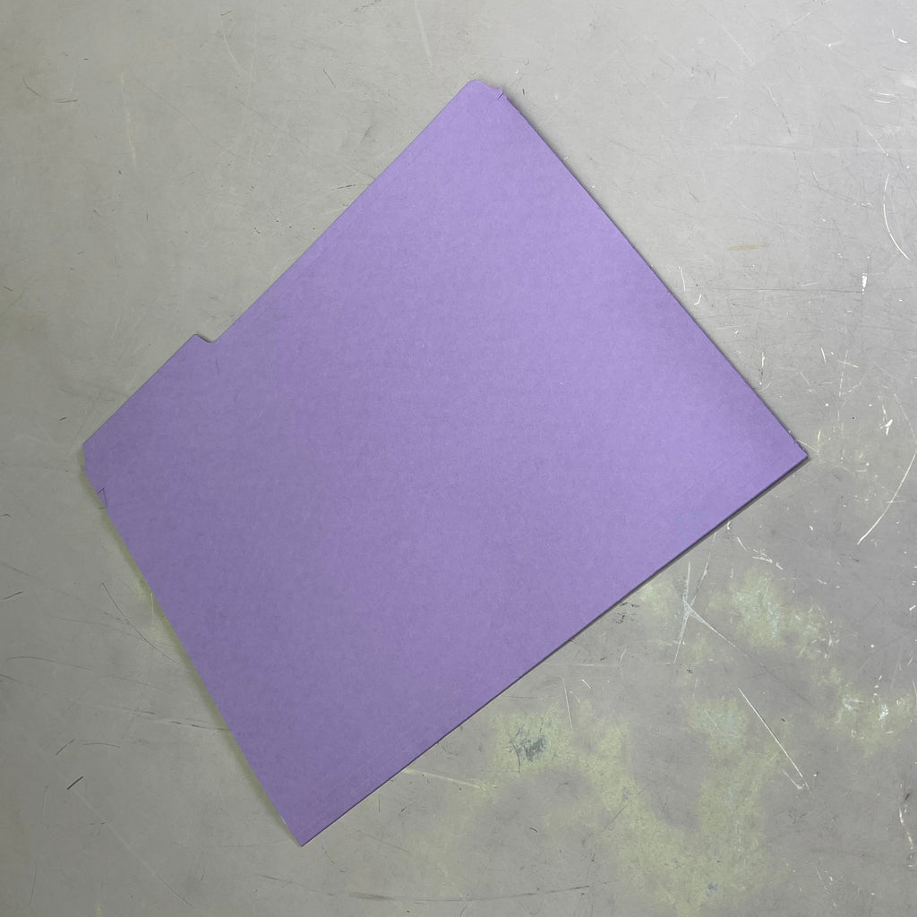 SMEAD (100 PACK) Reinforced File Folder Letter Sz 1/3 Cut Tab Lavender 12434