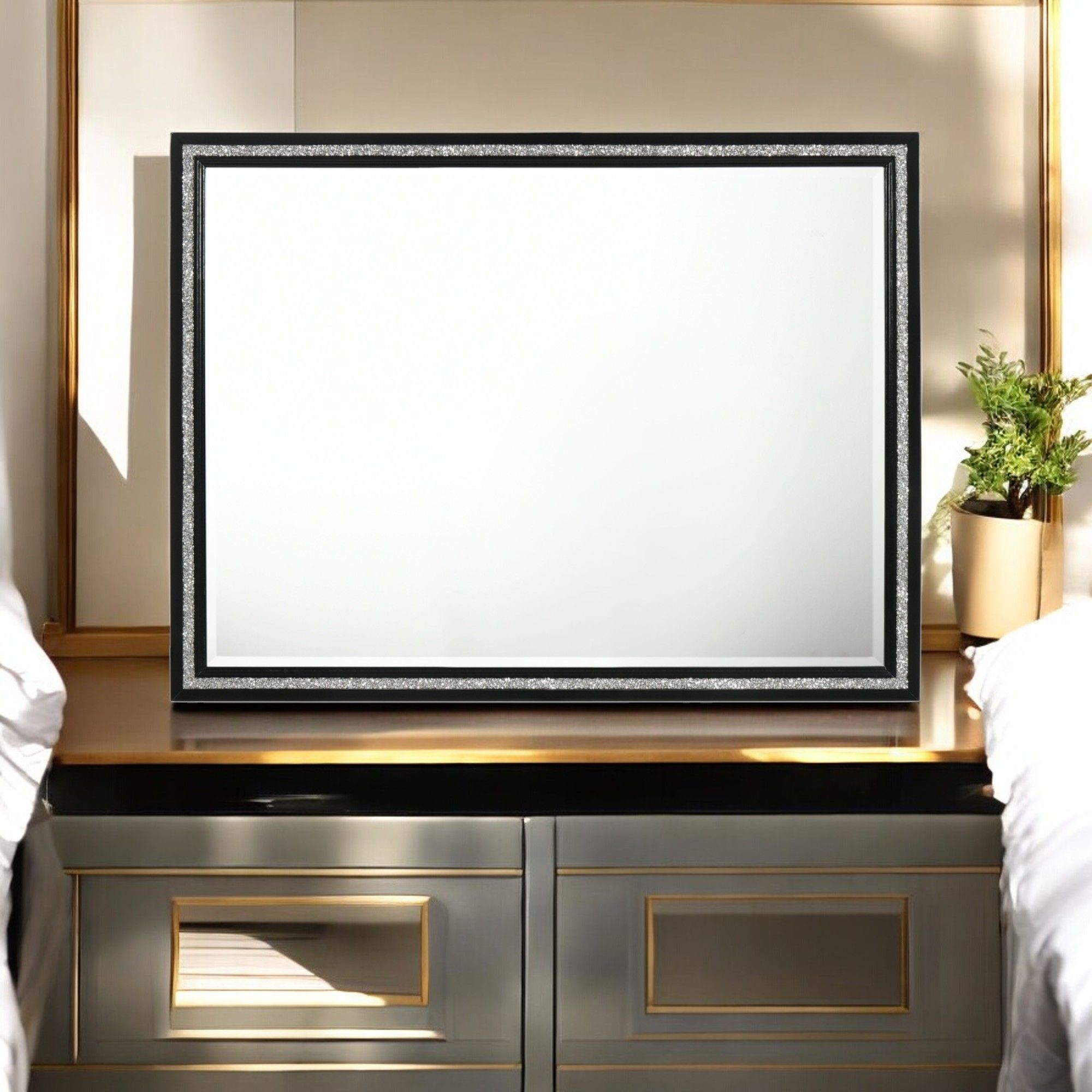 Haiden Weathered Mirror Black