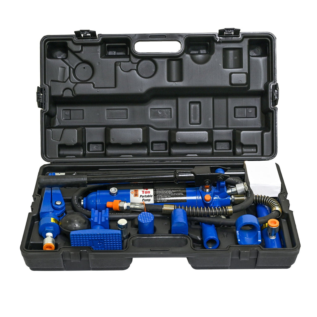4T Separating Hydraulic Jack, Sheet Metal Separating Jack, Separating Hydraulic Combination To Repair The Depression - Black / Blue