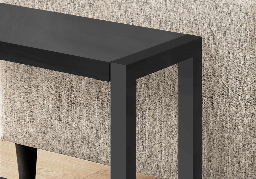 Accent Side Table Narrow Small 2-Tier Contemporary Modern