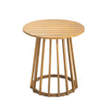 Outdoor Round Top Dining Table - Teak Bistro Table