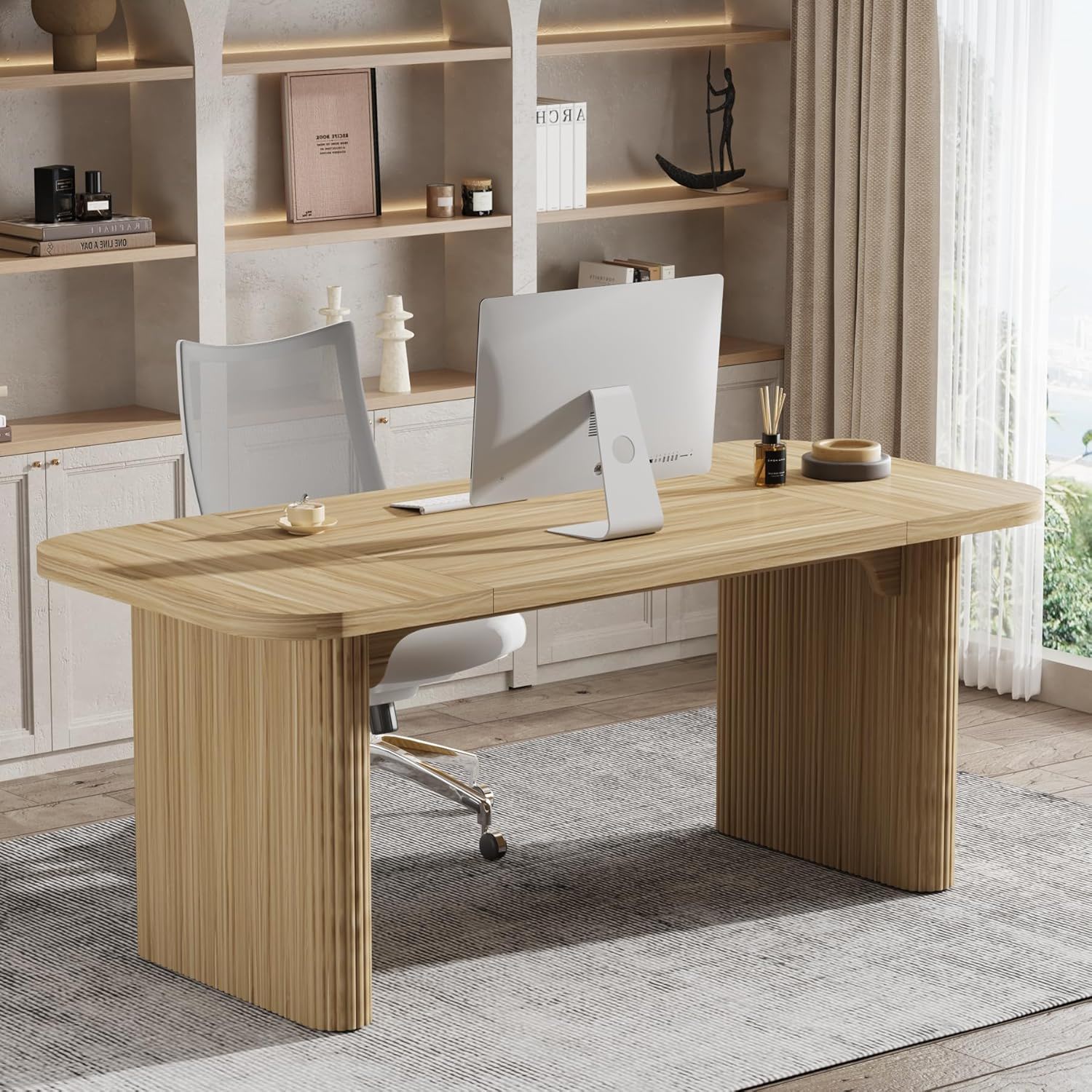 Executive Desk, Large Home Office Computer Workstation