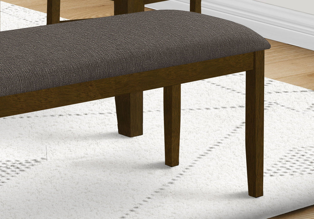 Rectangular Upholstered Hallway Bench - Transitional Design