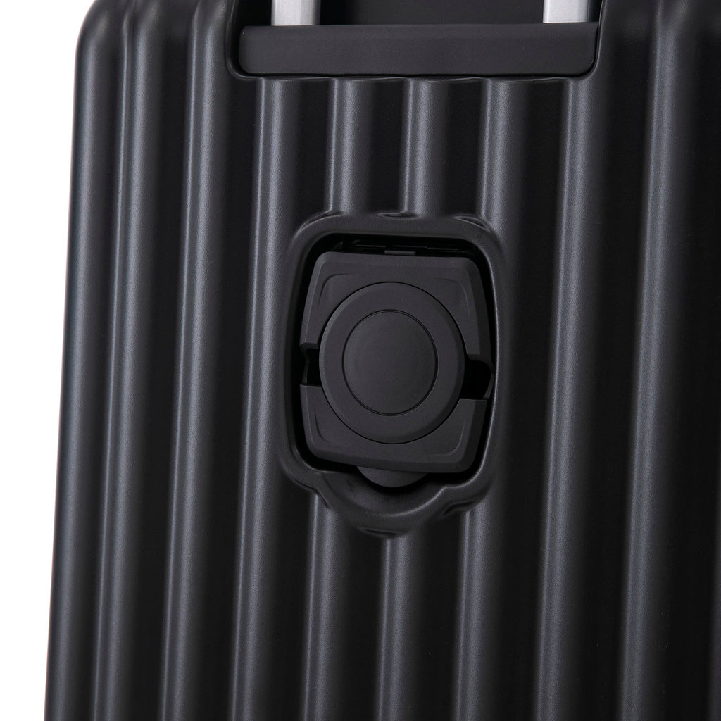 20" / 24" / 28" 3 Pieces / Set Spinner Wheel Luggage, Carry On Suitcase, With Cup Holder & USB Port & Phone Holder