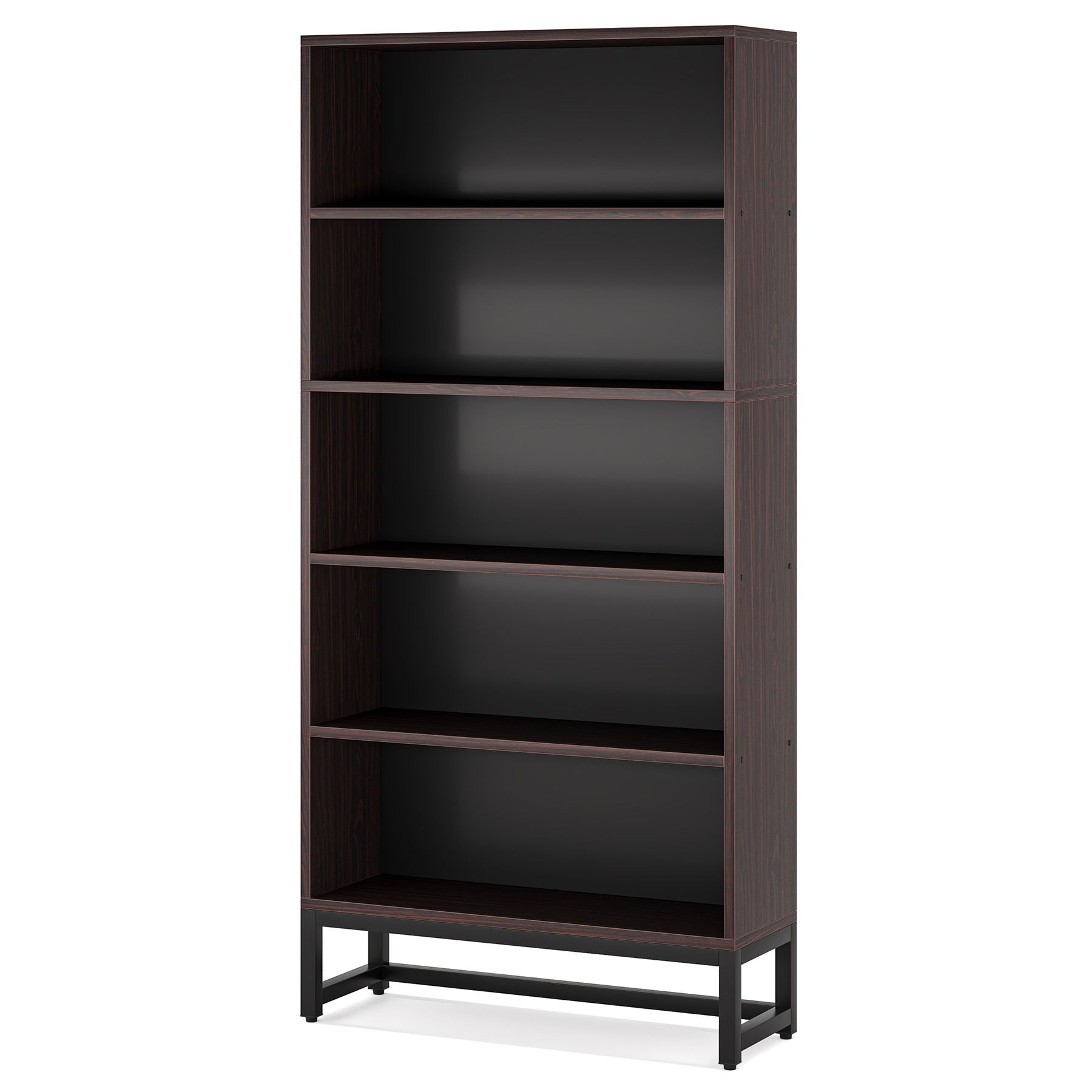 5 Tier Heavy Duty Bookshelf for Living Room