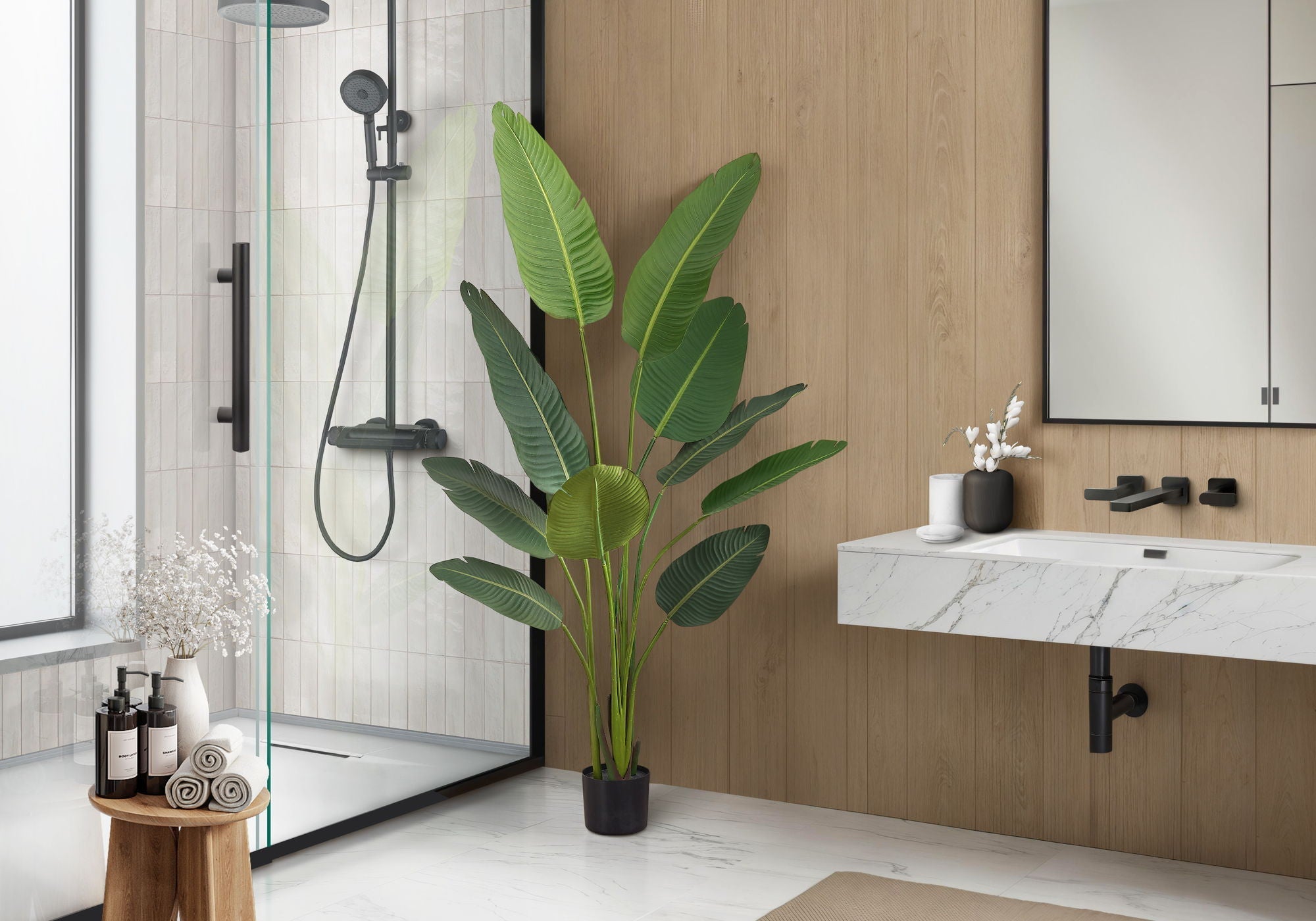 60" Tall Artificial Bird Of Paradise Tree