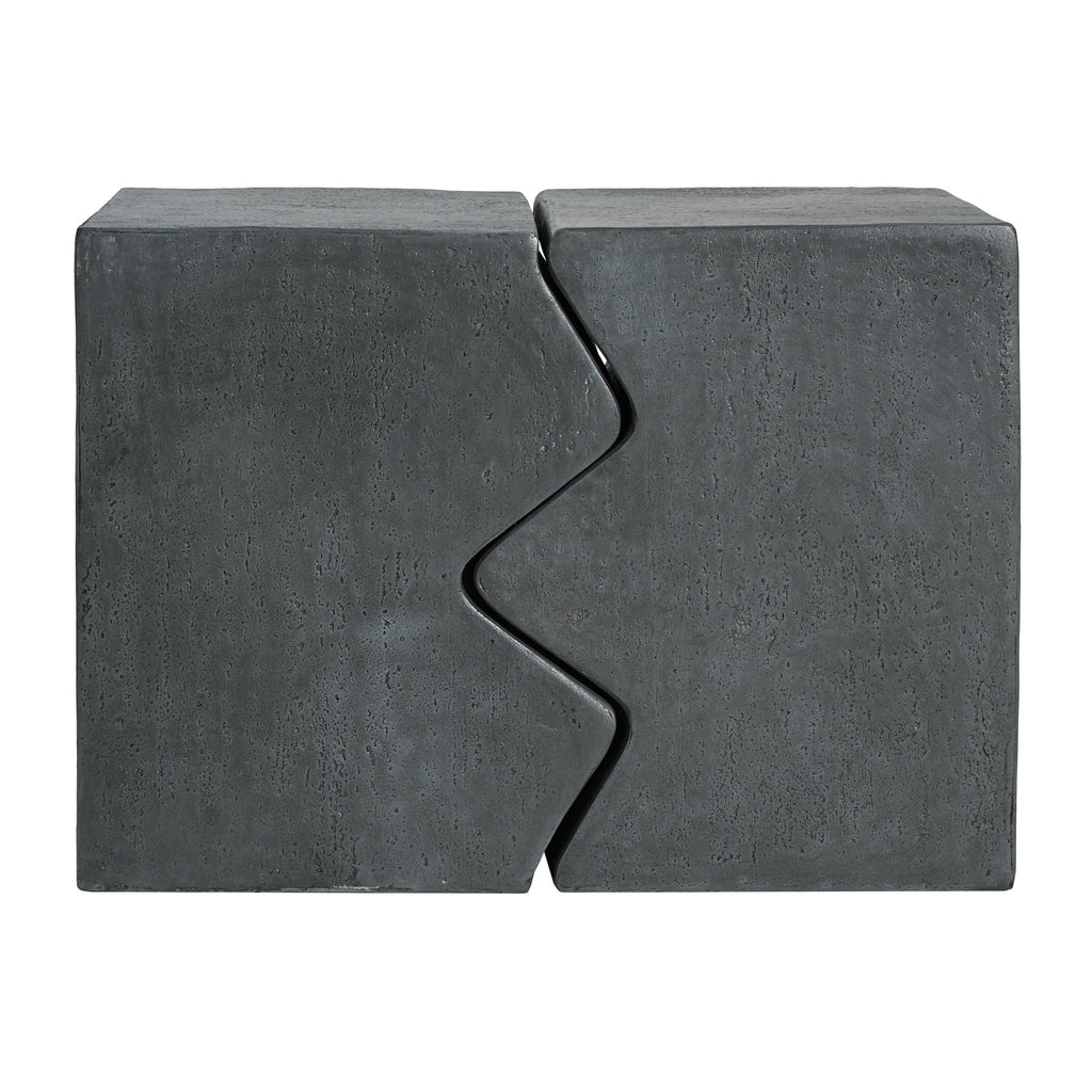 Rectangular Outdoor Indoor Accent Side Table (Set of 2)