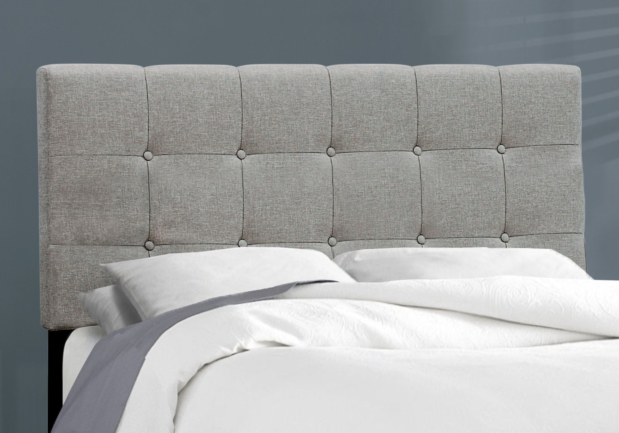 Transitional Upholstered Bed Frame