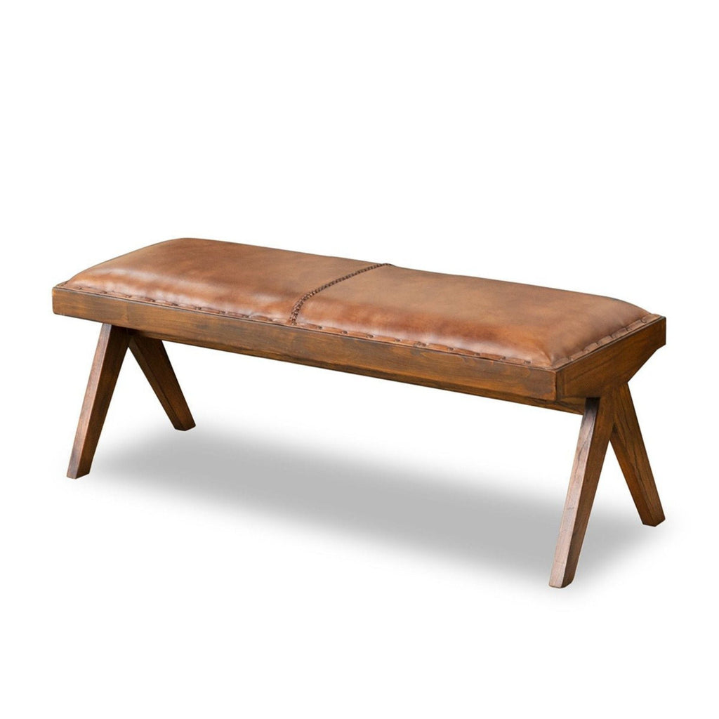Chad - Bench - Brown / Tan