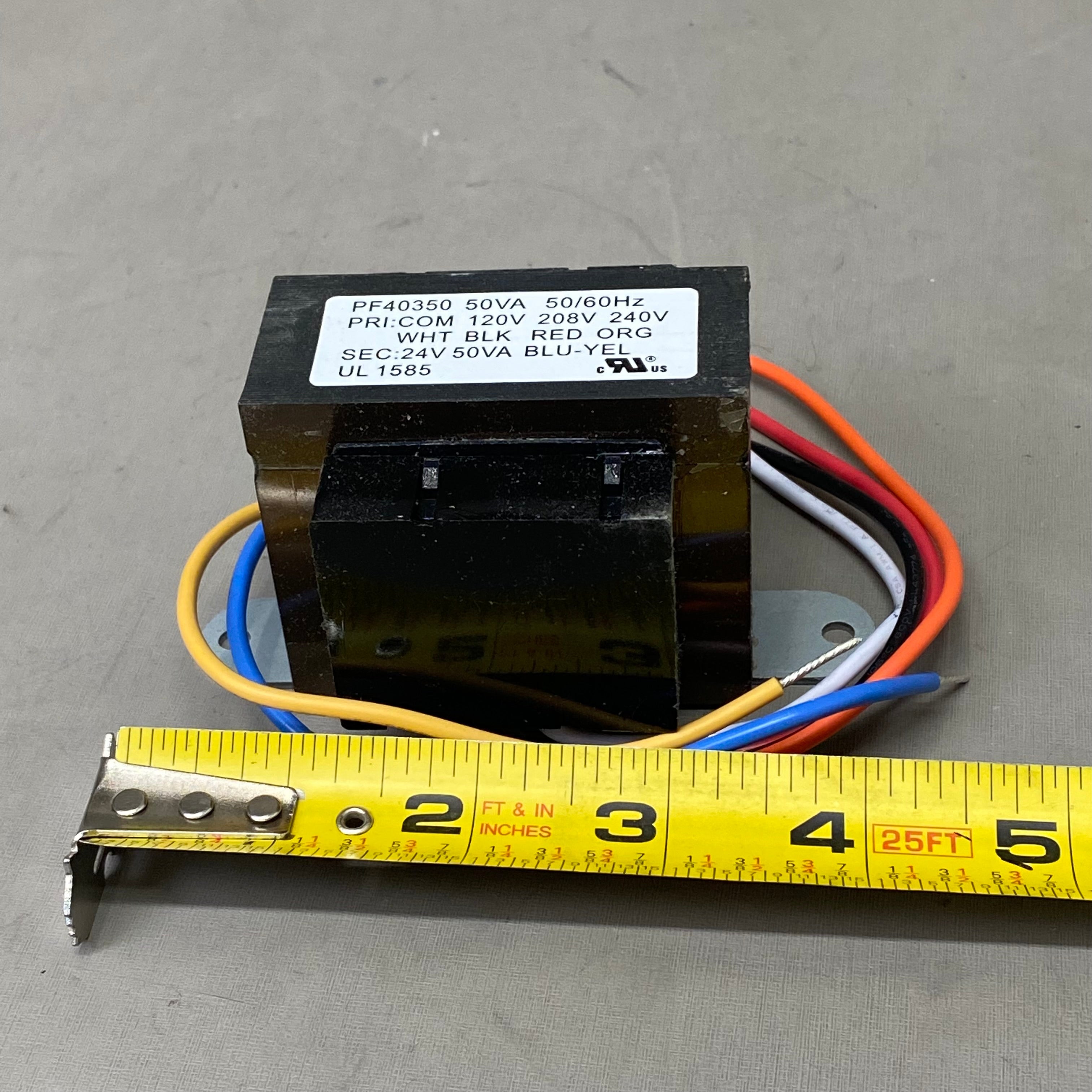 PACKARD Foot Mounted Transformer 120/208-240V Black PF40350 (Distressed Package)