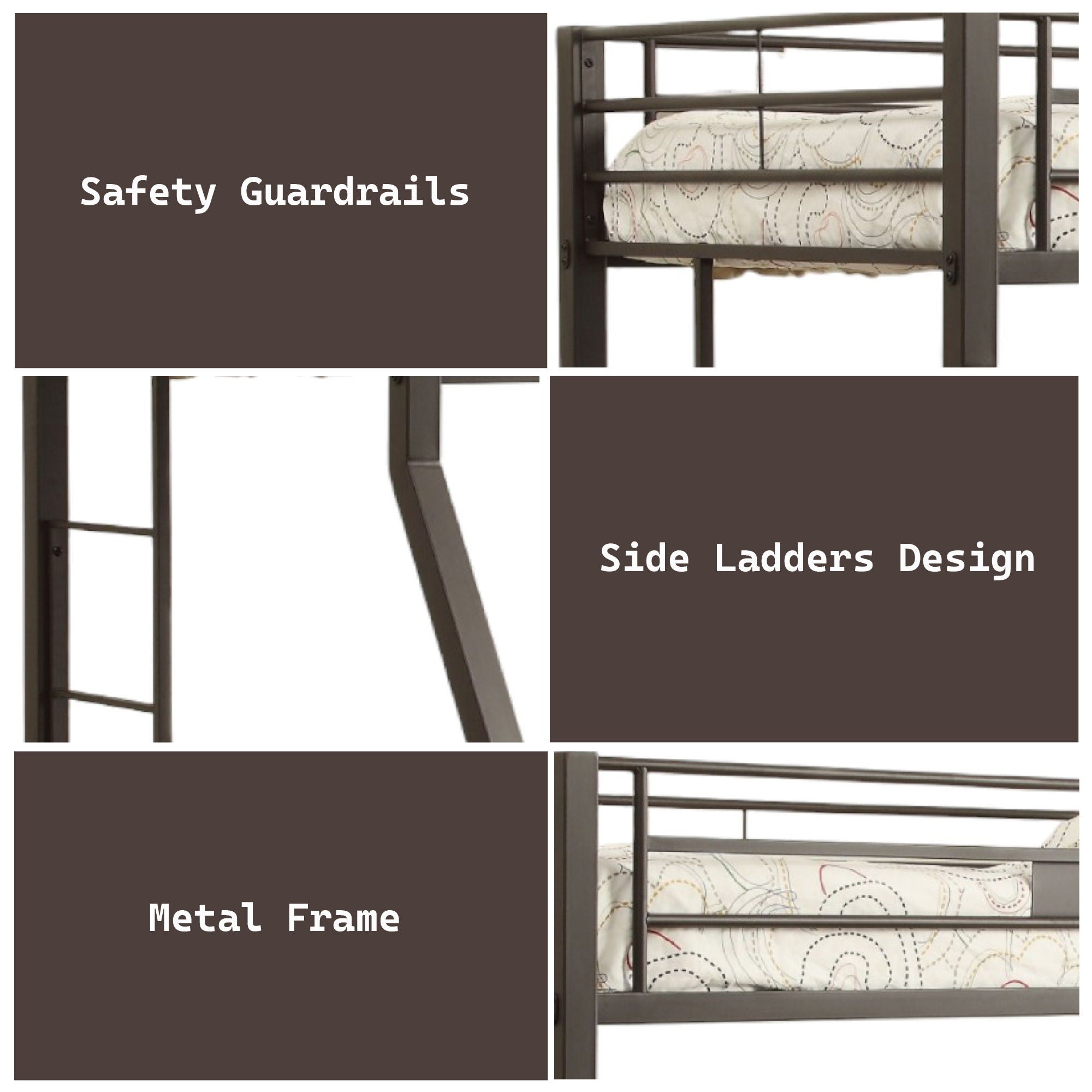Limbra Spacious Design Double Bunk Bed