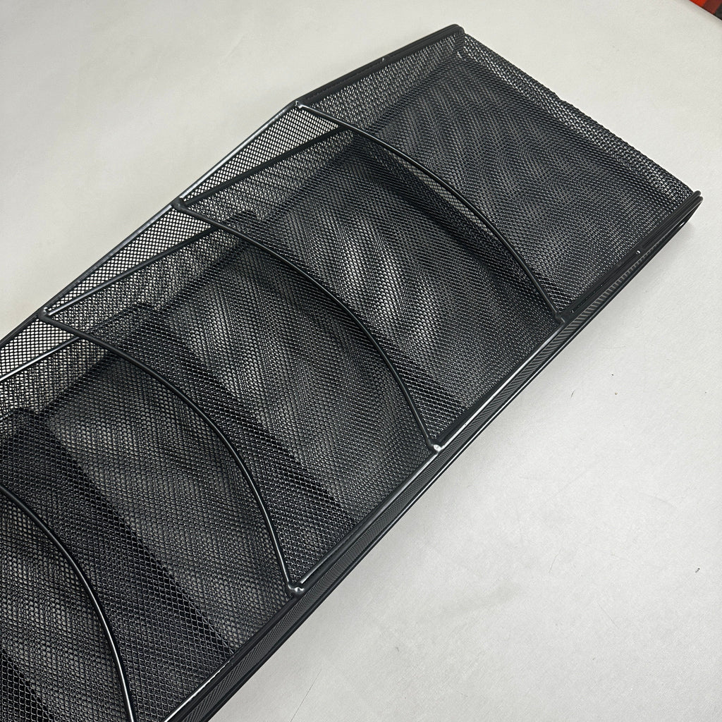 SAFCO 9 Pocket Mesh Literature Magazine Rack Onyx Black