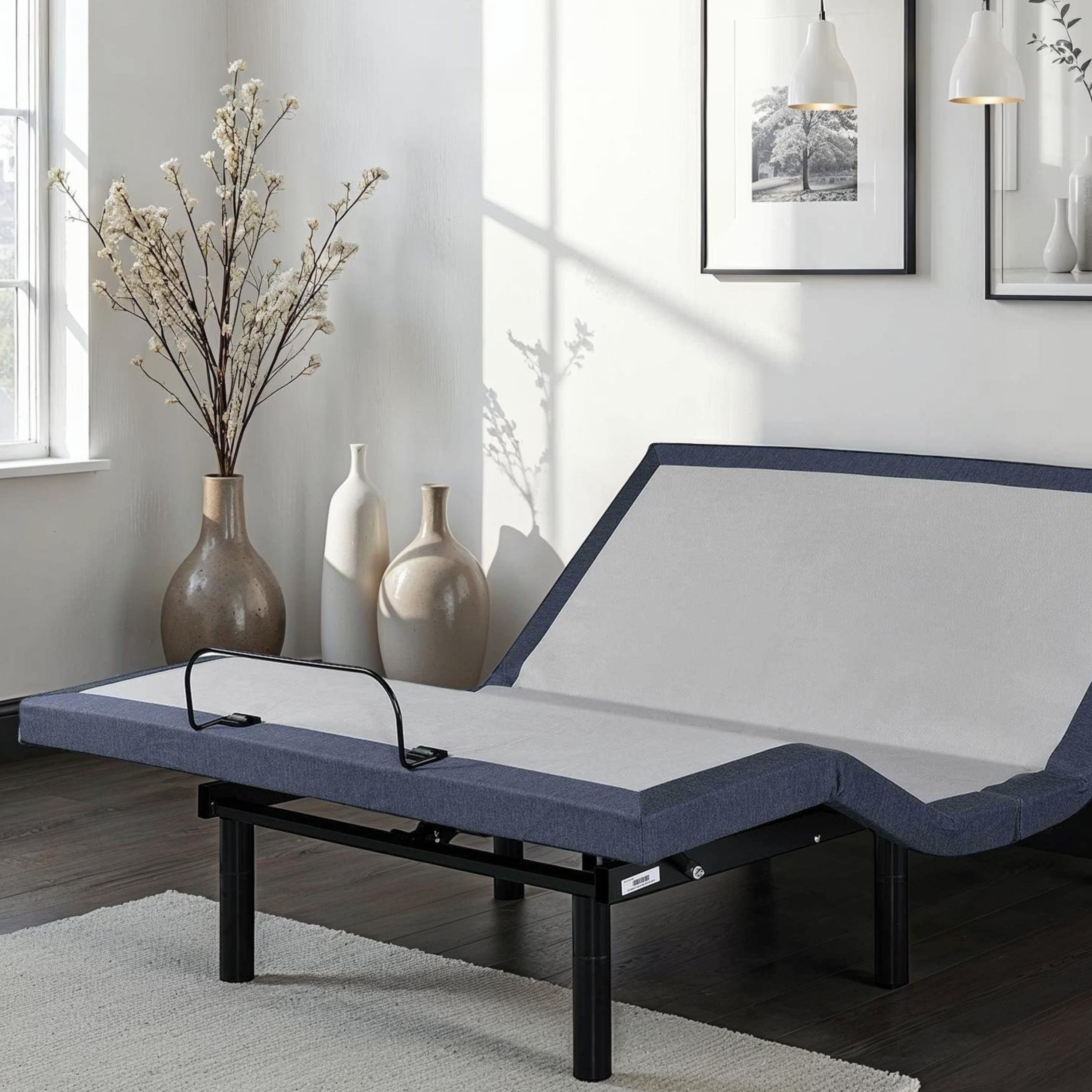 Full Adjustable Bed Base with Head and Foot Position Adjustments