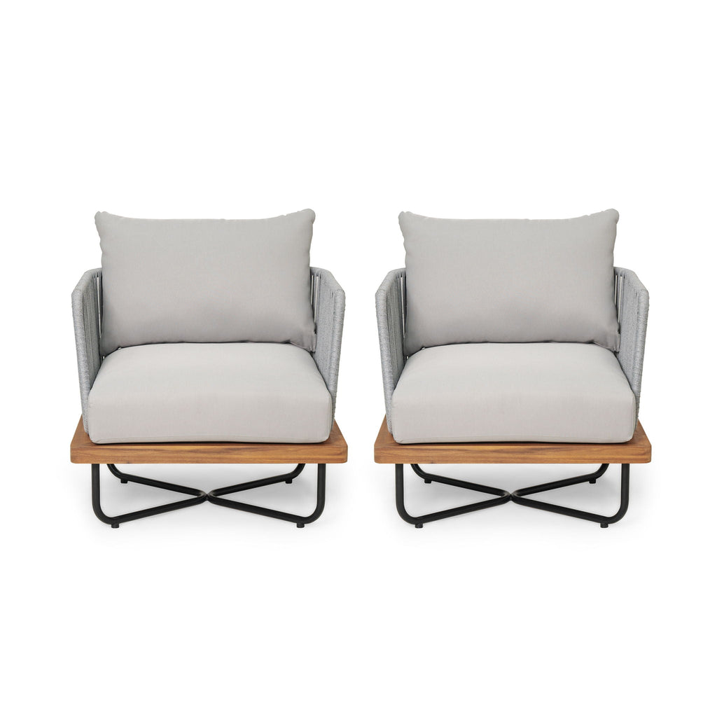 Lucca Outdoor Acacia Wood Chair