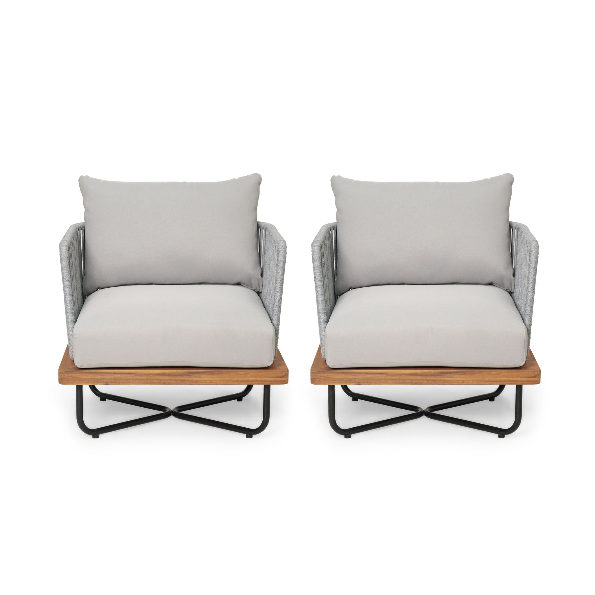 Lucca Outdoor Acacia Wood Chair