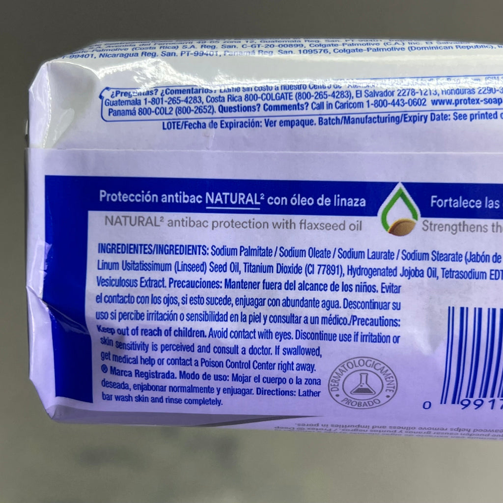 PROTEX (12 PACK) Deep Clean Antibac Natural Bar Soap Kills 99.9% Bac BB 08/26