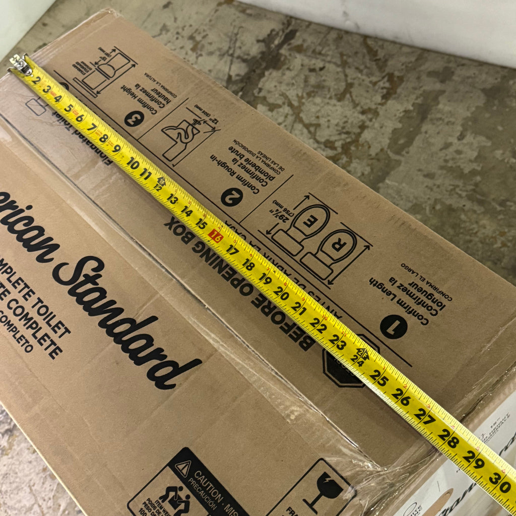 AMERICAN STANDARD Colony Elongated 12" Rough Toilet White 751CA101.020