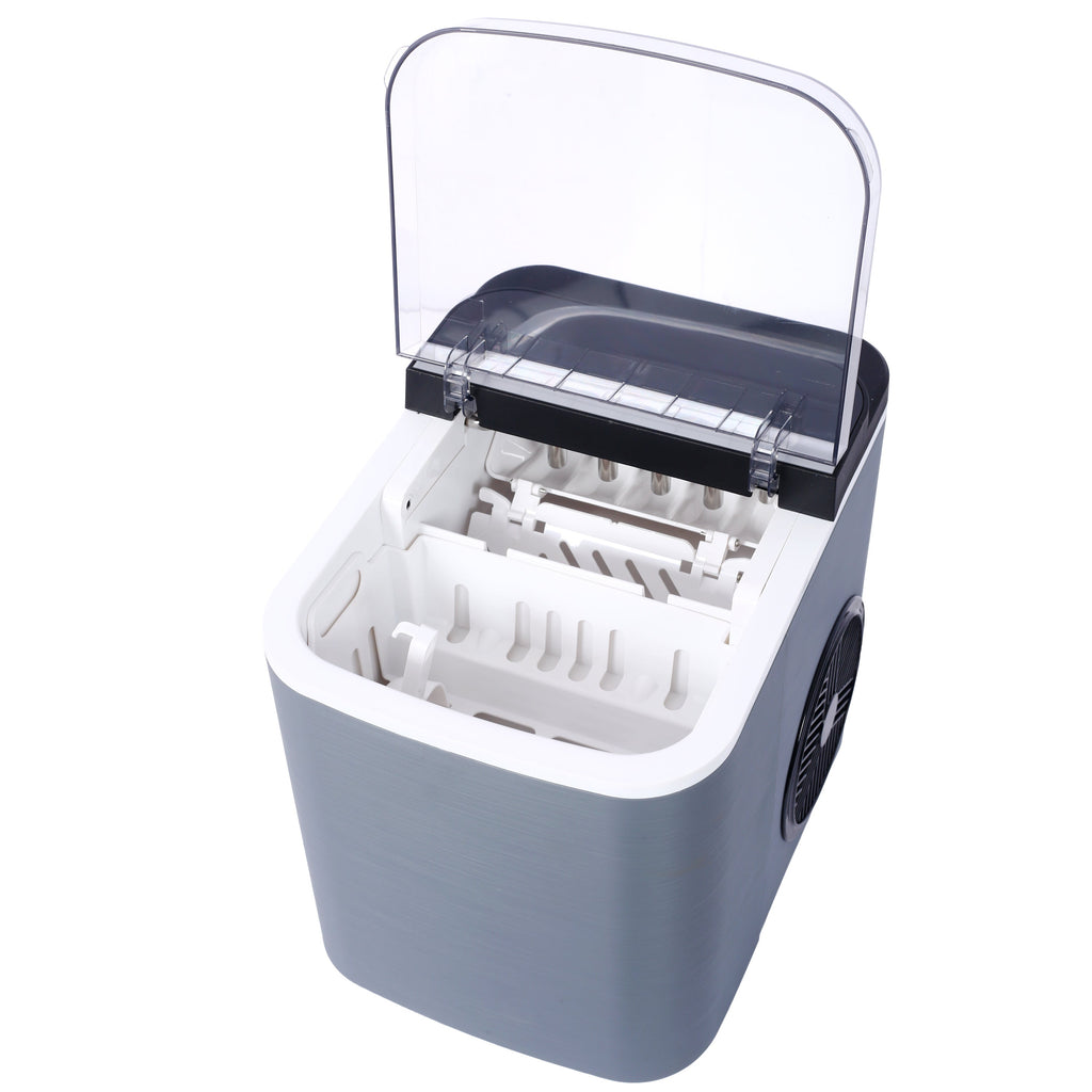 Portable Countertop Ice Maker with Self-Cleaning Function