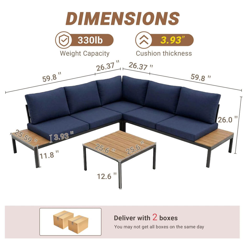 Outdoor Patio Furniture Set Sofa