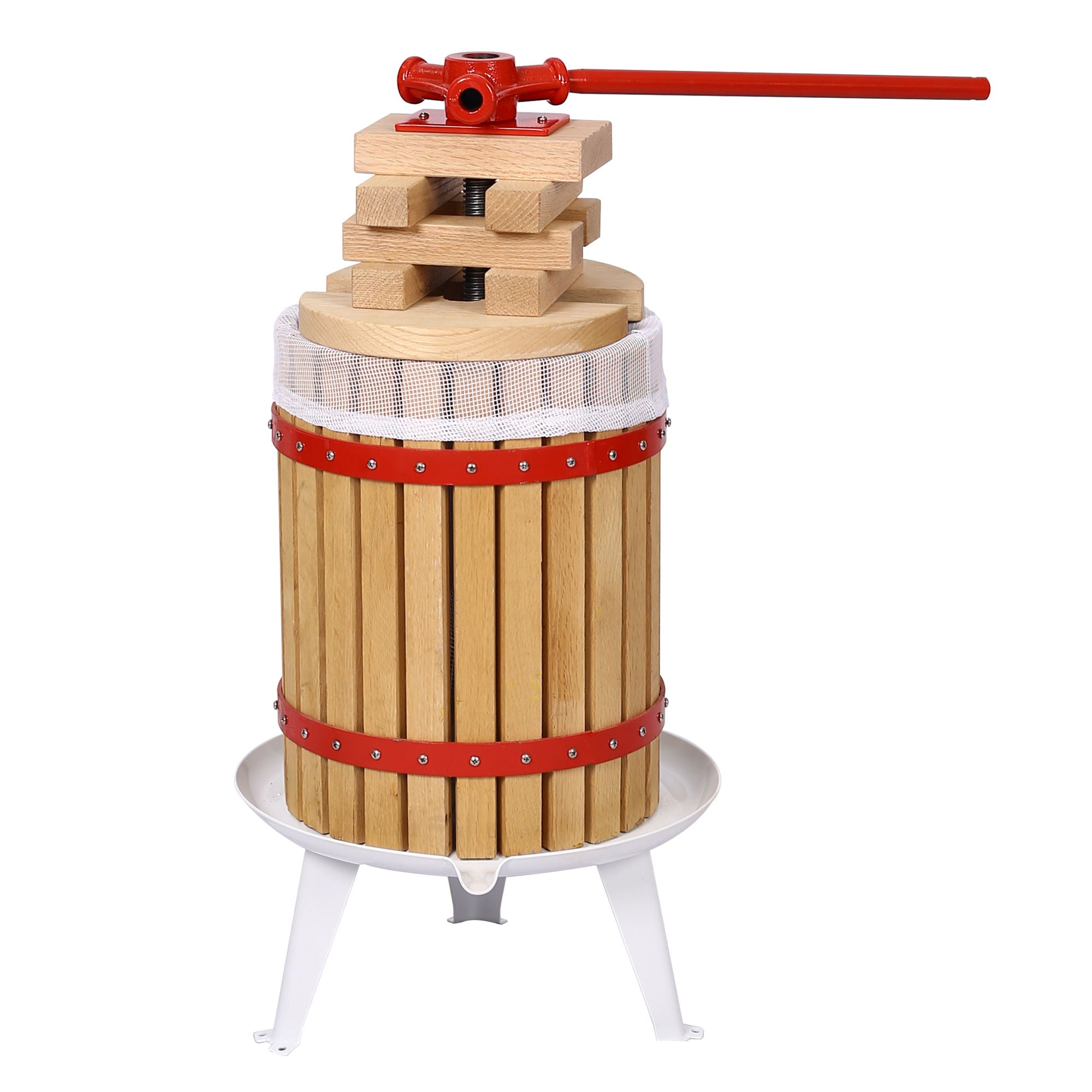 Manual Juice Maker Fruit Wine Press and Crusher with Filter Bag