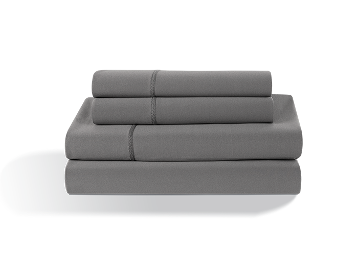 BedGear Dri-Tec Sheet Set, Grey, Full