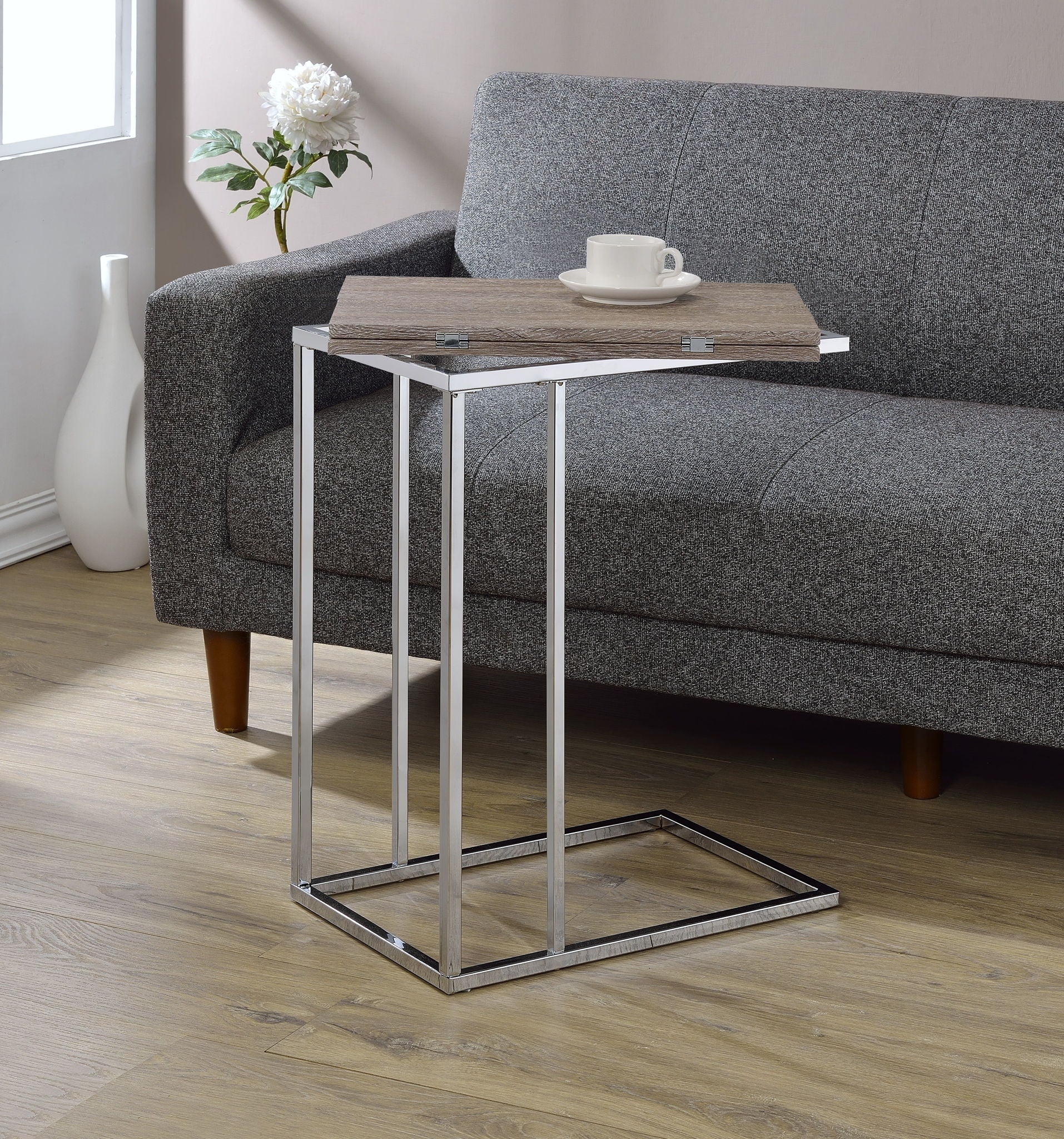 Danson Weathered Accent Table - Oak