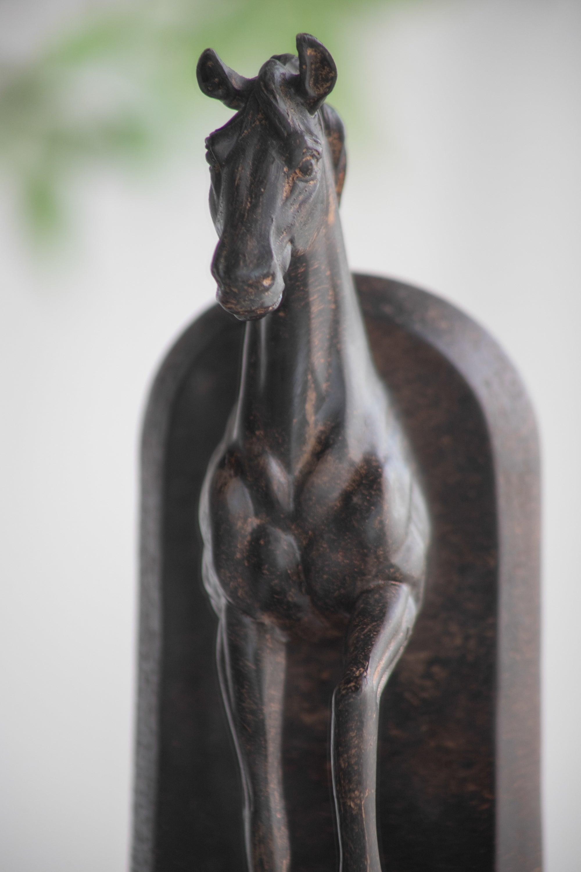 S/2 5x4x10.5' Trotting Horse Bookends