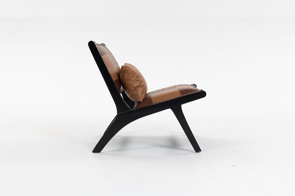 Modern Boho Accent Chair for Living Room, Mid Century Lounge Chair