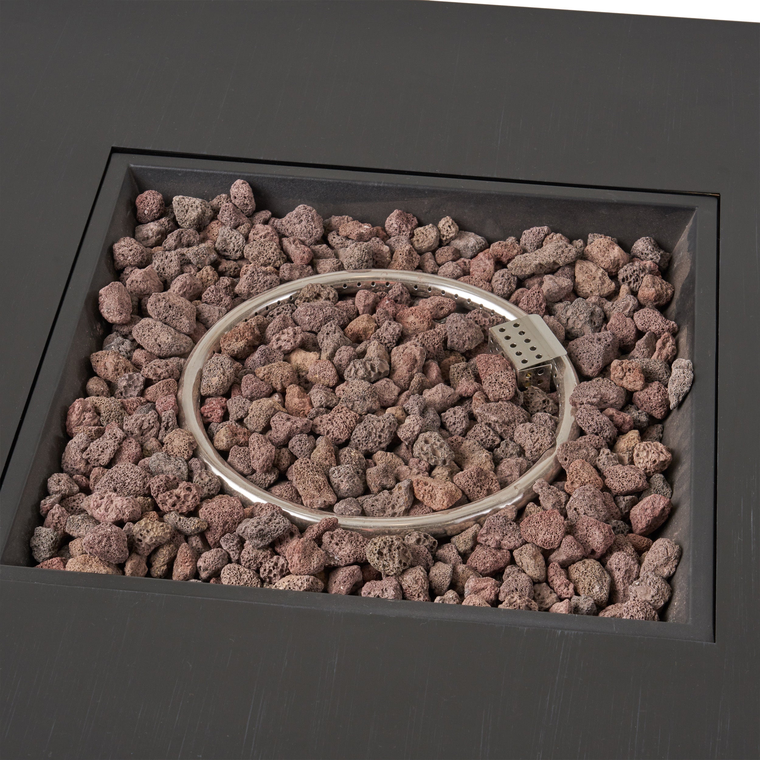 39'' Square Iron Fire Pit - 50,000 BTU