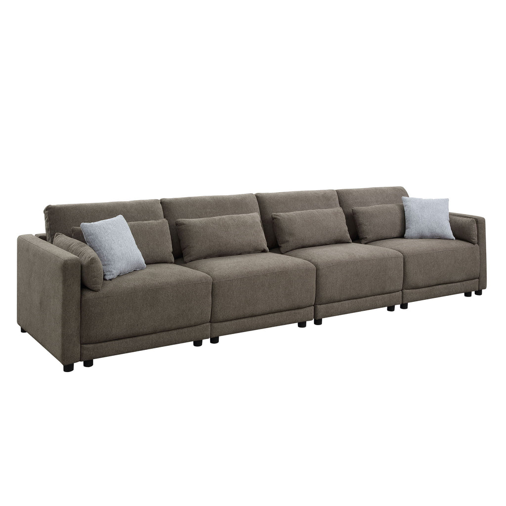 Rylie Modular Sectional Sofa With Toss Pillows