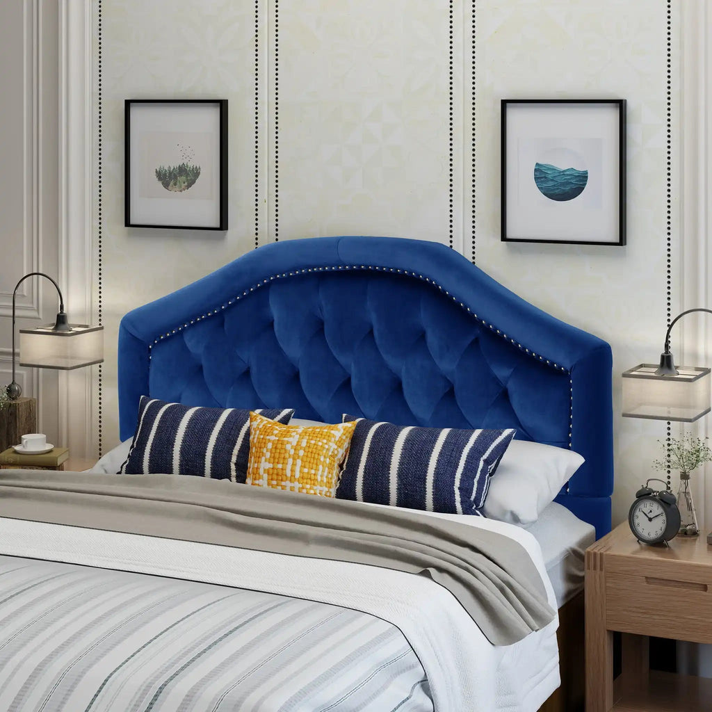 Kaarina Contemporary Tufted Fabric Headboard