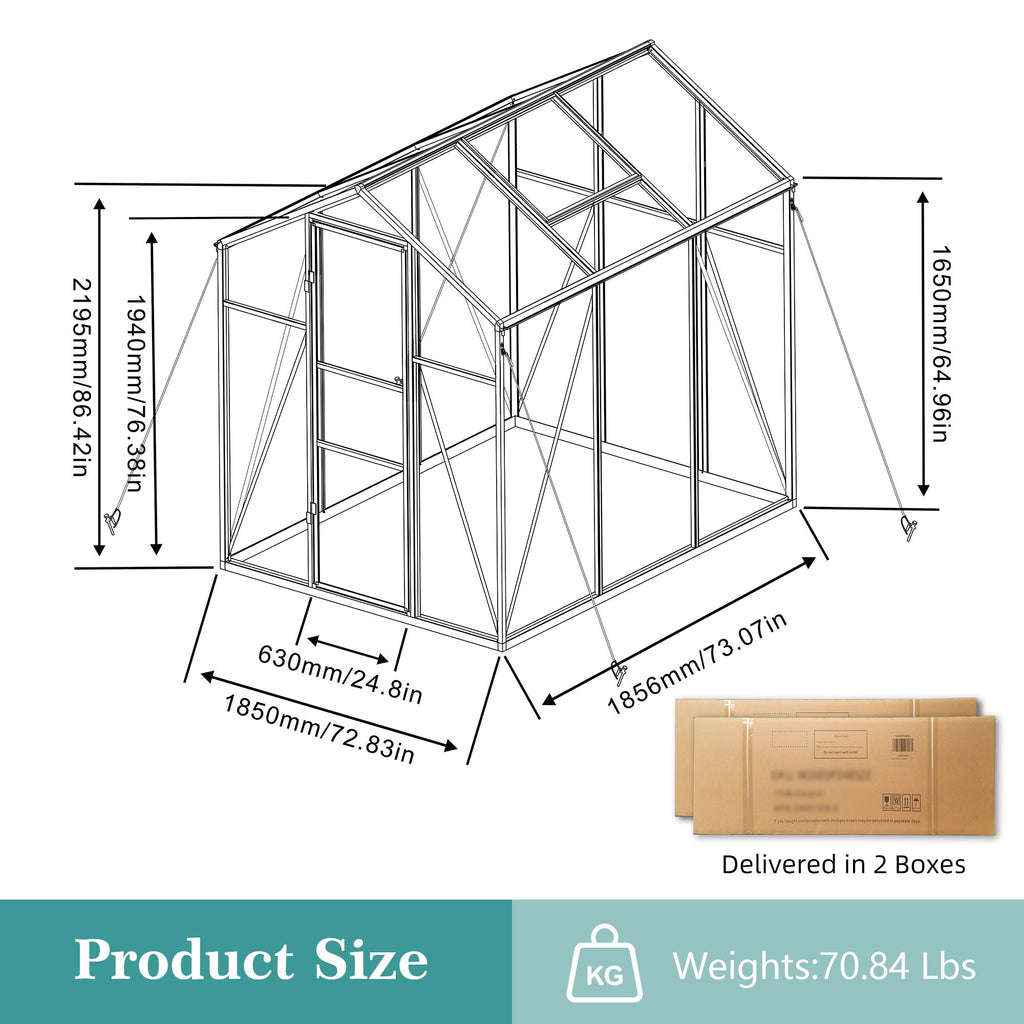 Gain Height Windproof house With Raised Base