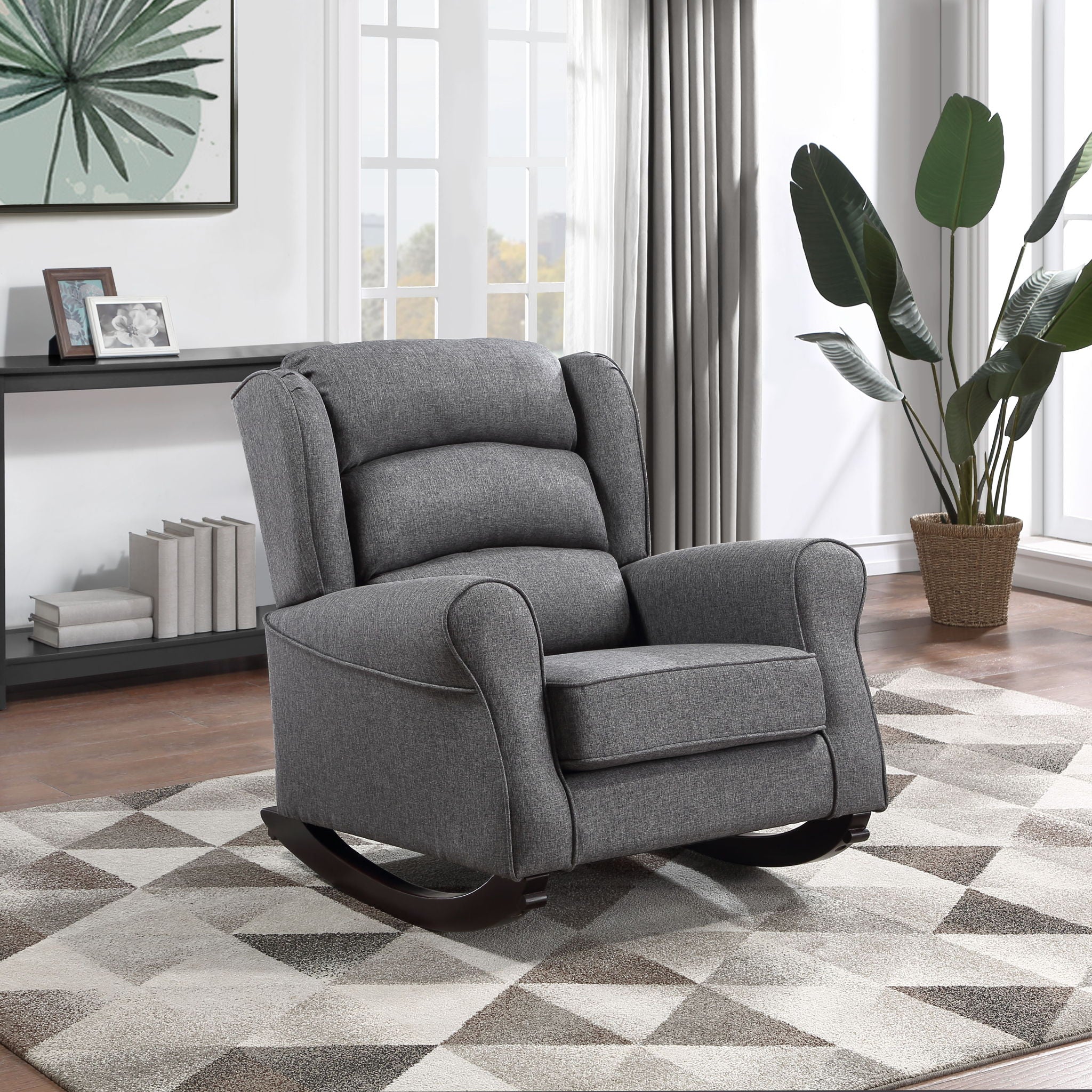 Fabien Rocking Chair in Gray
