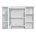 3 In 1 Modern Bathroom Mirror Cabinet With Adjustable Shelf