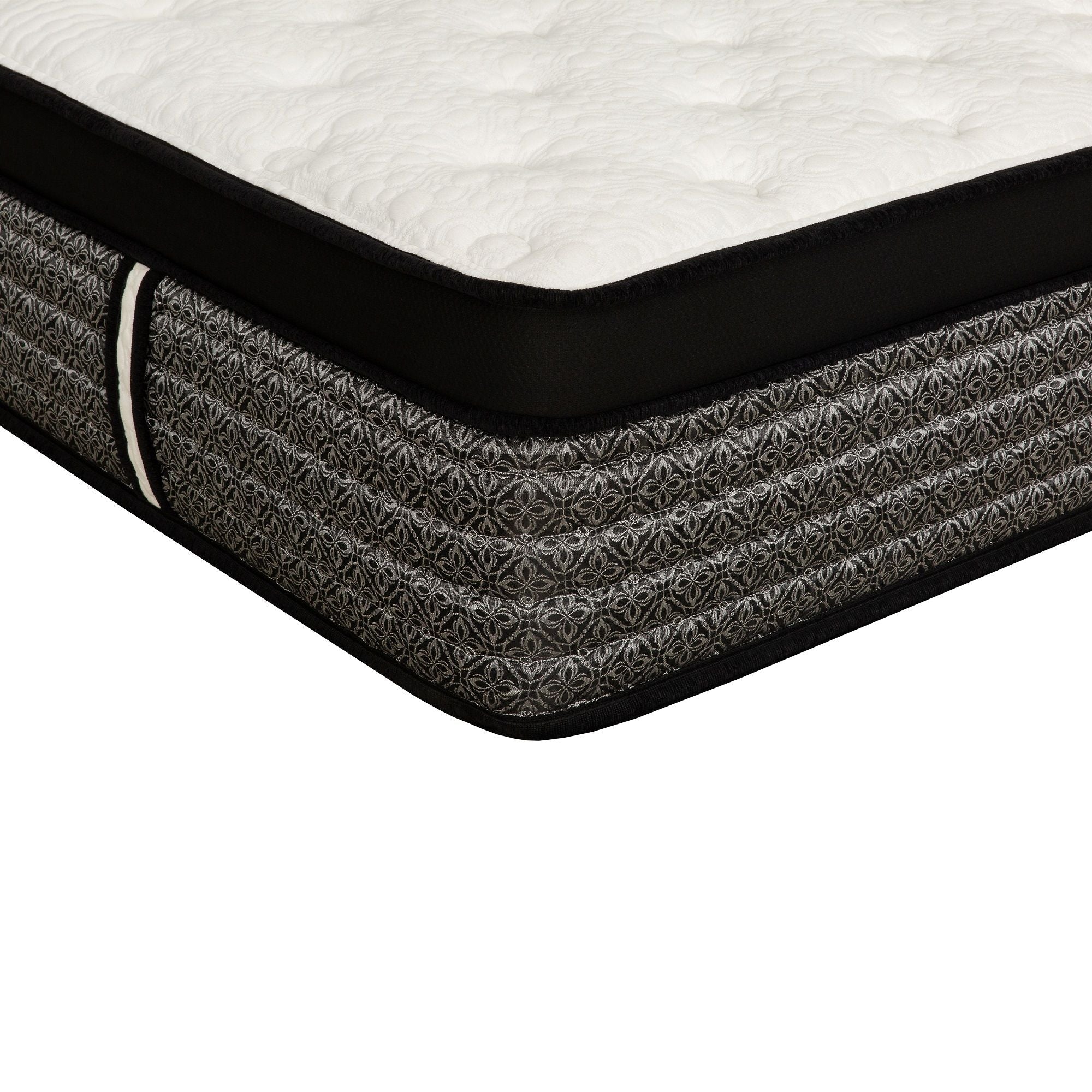 16" Premium Hybrid Mattress In A Box Plush Gel Memory Foam Top With Cooling Technology - Gray / White - Queen
