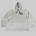 LONEROCK Helen Georgia Tie Hoodie Sz 2XL White/Grey