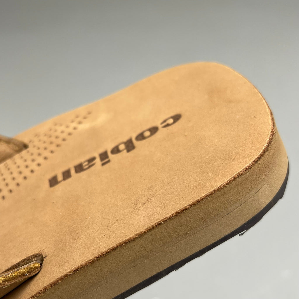 COBIAN Lazo Premium Leather Sandals Men's Sz 9 EU 41.5 Tan LZO-24-230-9