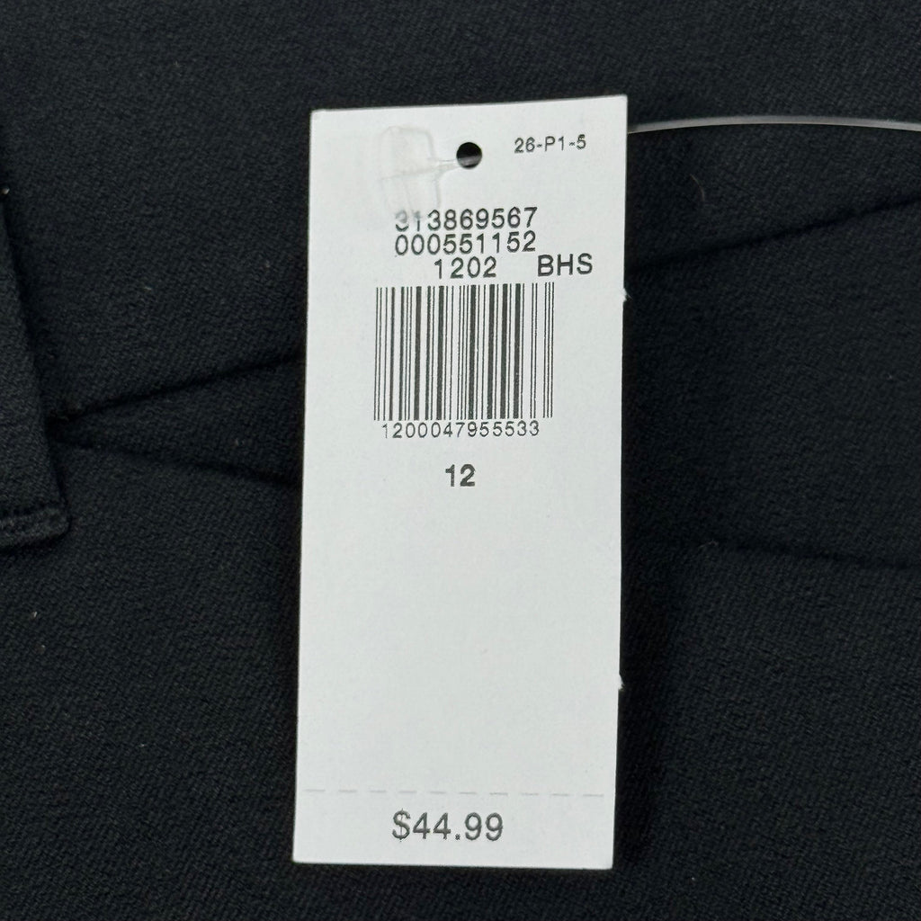 OLD NAVY High Waisted Pixie Skinny Ankle Pants Women's Sz 12 Black 3139011958