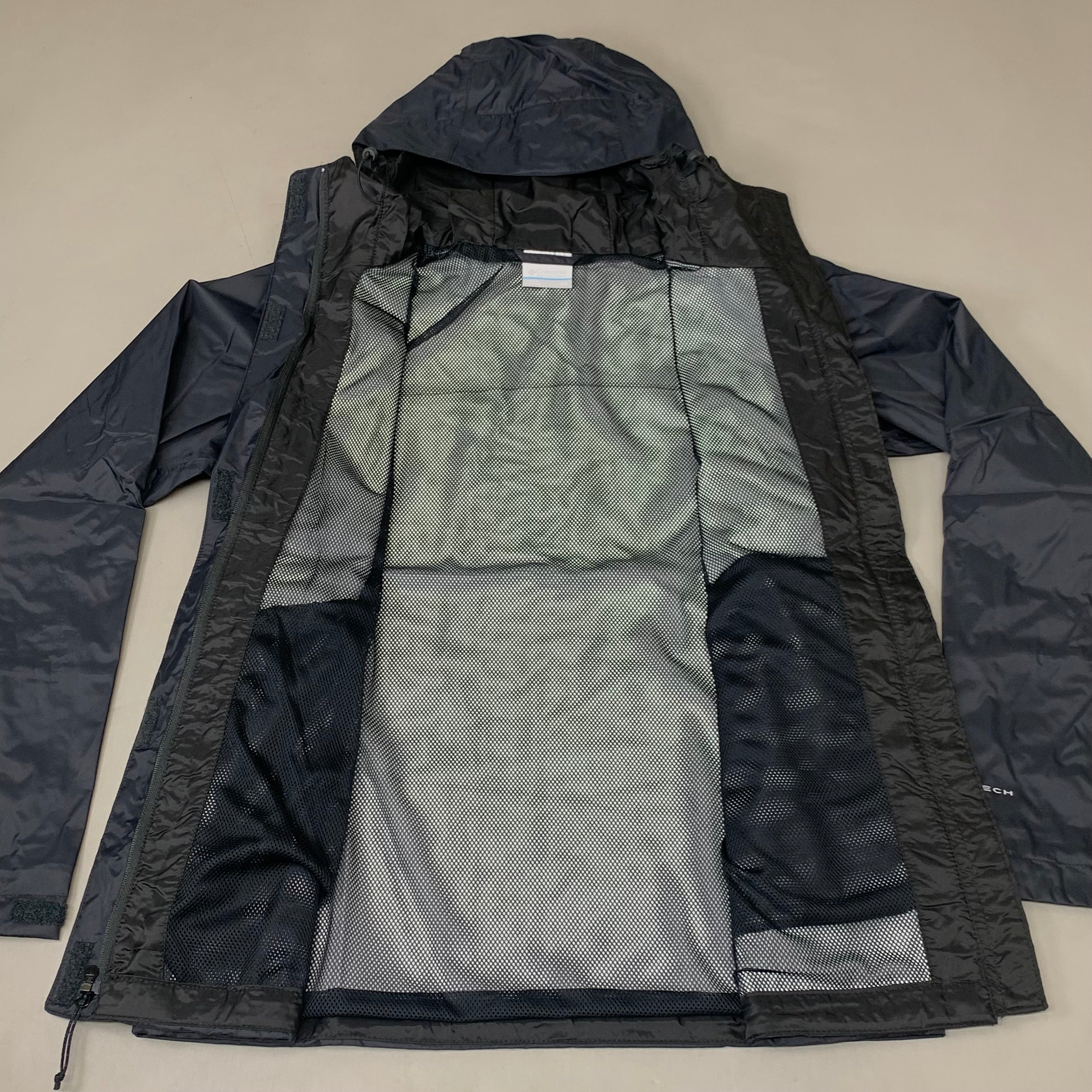 COLUMBIA Waterproof Breathable Arcadia II Jacket Women's Sz XS Black RL2436-010