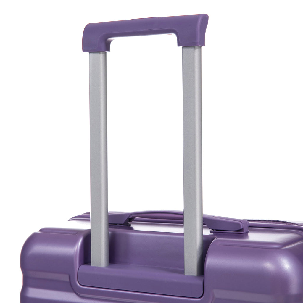 HIFINE Tourist 3-Piece ABS Spinner Wheel Luggage Set (Purple)