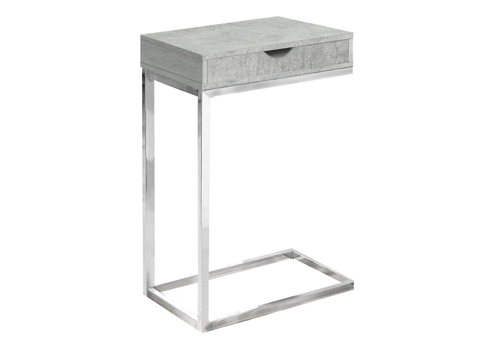 Accent Table, C - Shaped Contemporary Elegant Design