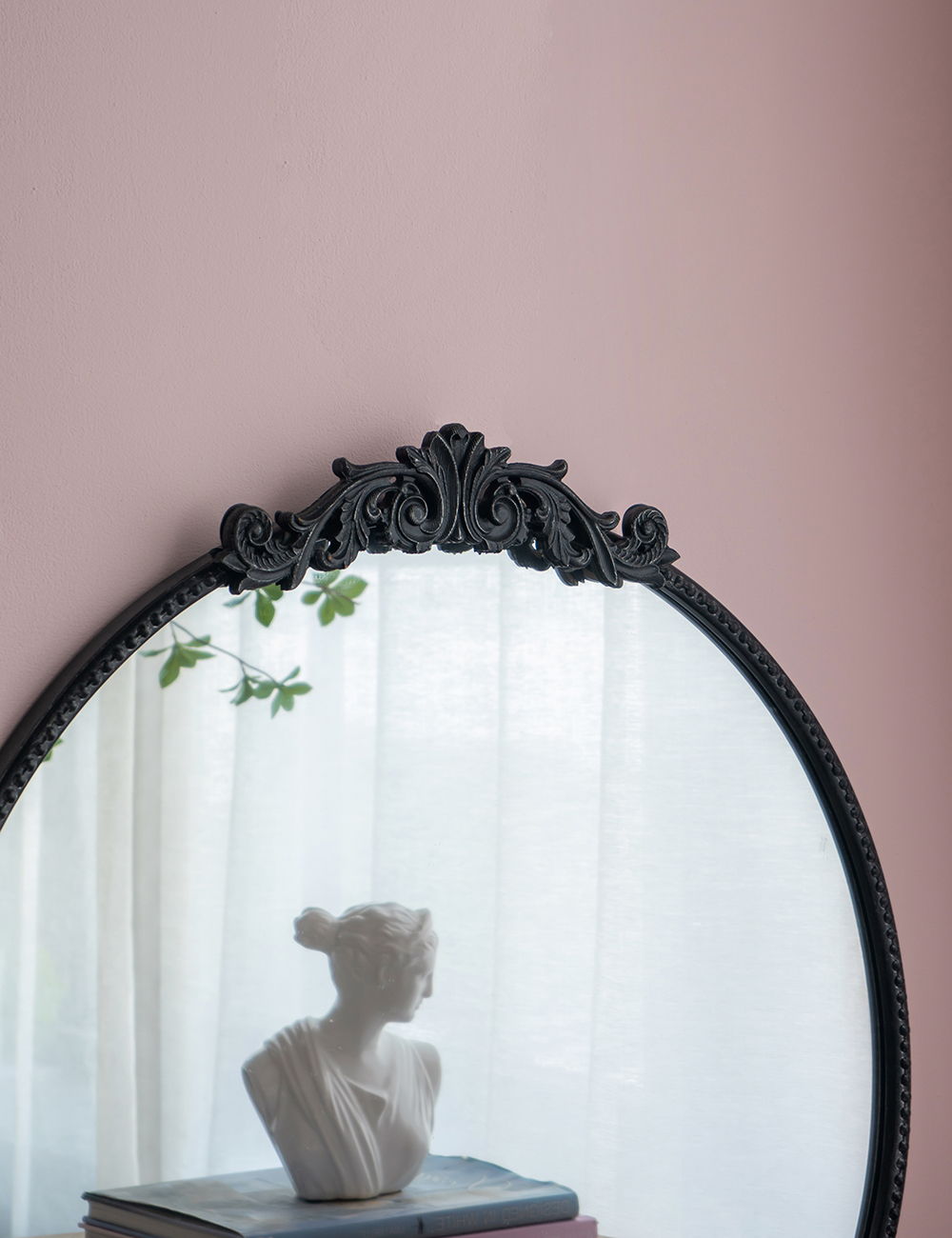 Classic Design Mirror With Baroque Inspired Frame