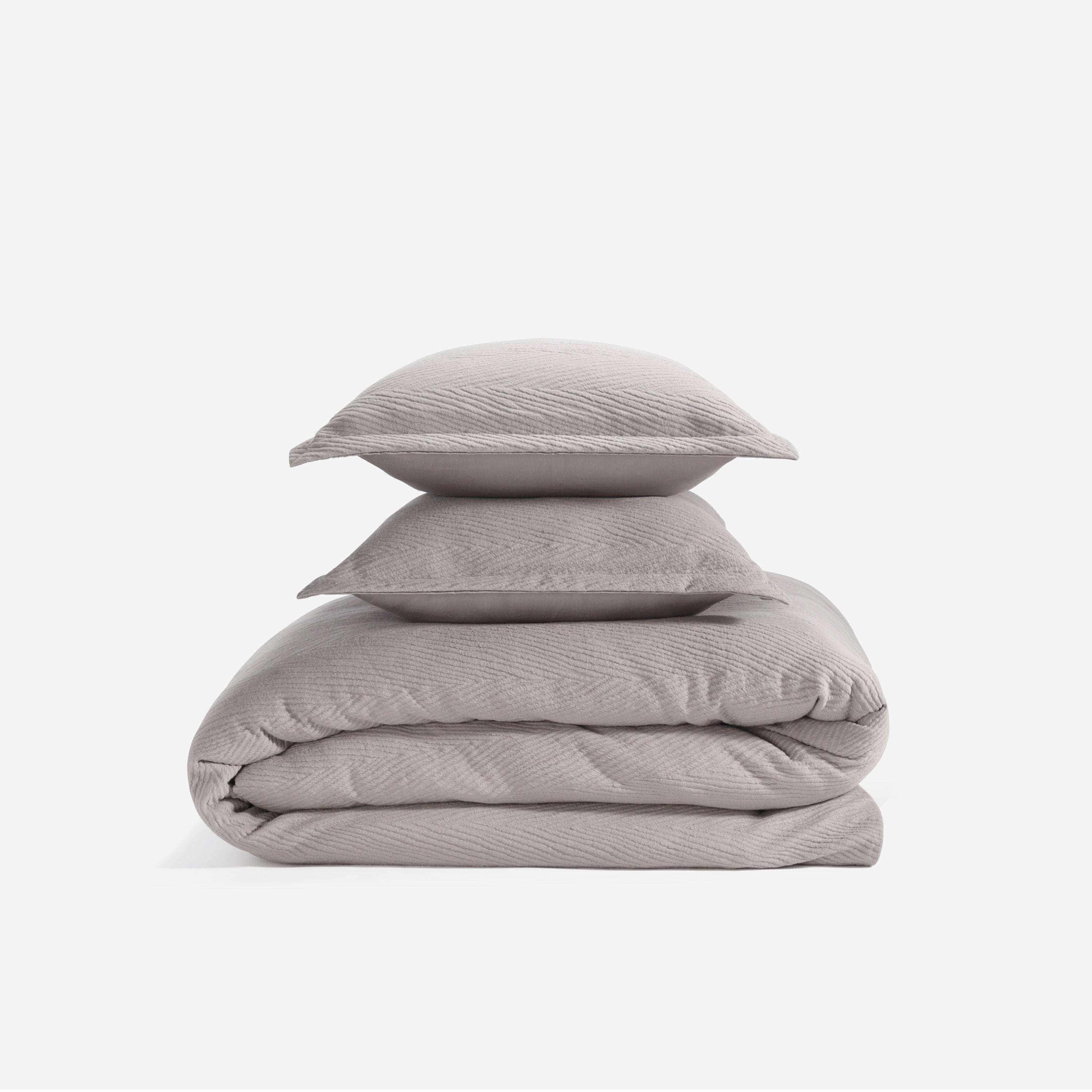 BedGear Performance Duvet Set, King - Taupe/Arrowhead