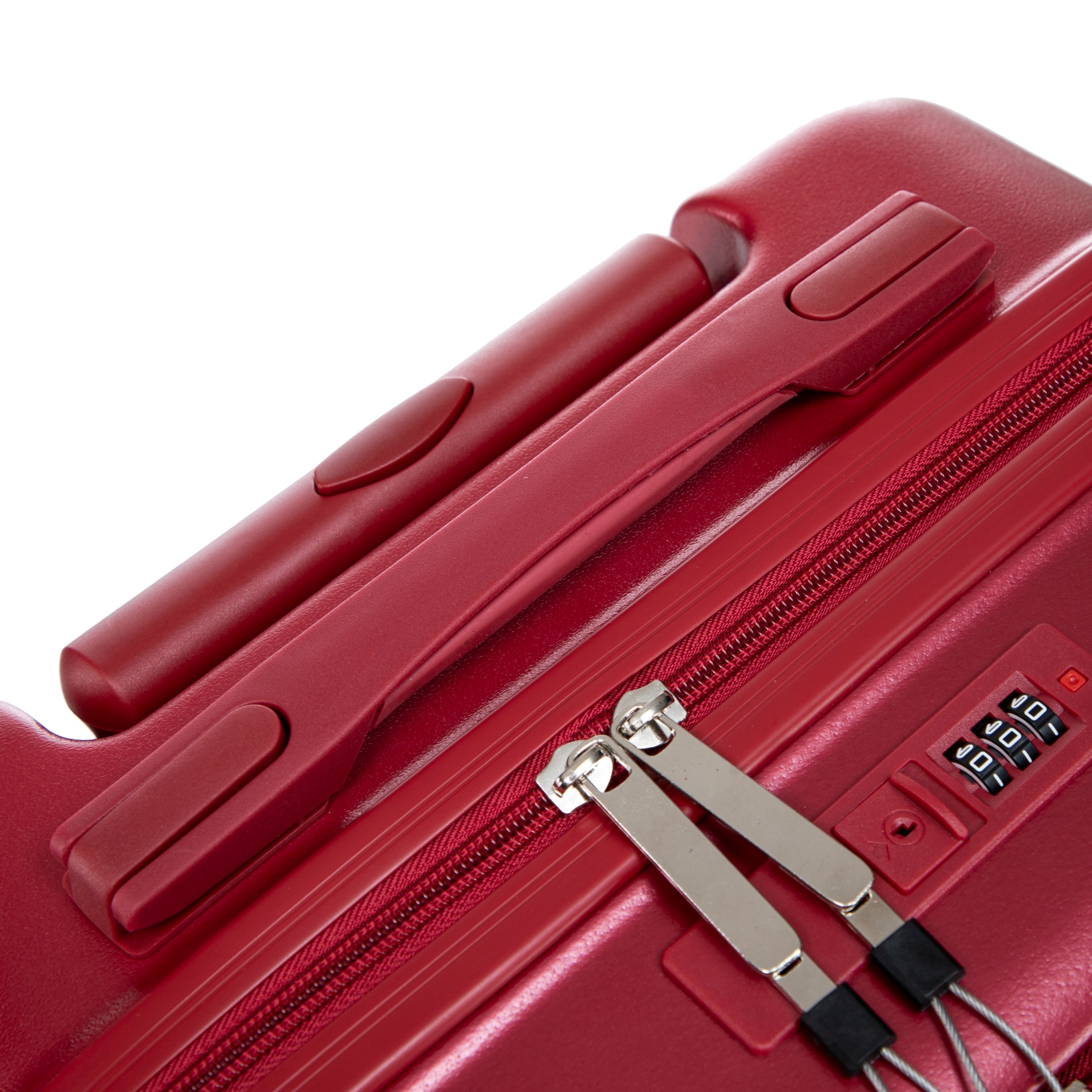 14'/20' 2 pcs ABS Spinner Wheel Luggage Set with Combination Lock and Front Opening Design